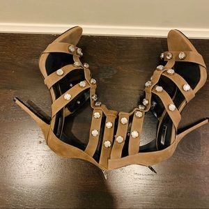 Beautiful bejeweled heels perfect for the holidays